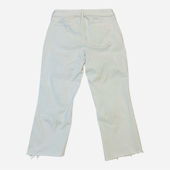 NYDJ Marilyn Straight Ankle Jeans, Lift Tuck Texhnology, Color White, Size 4 - Picture 3 of 10